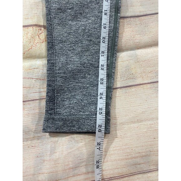 Gymshark Women's High Waisted Athletic Workout Leggings In Grey Marl - Large - Picture 5 of 12